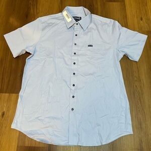 Grateful Dead x Section 119 Sky Blue Button-Down Terrapin Honolulu Shirt Size XL